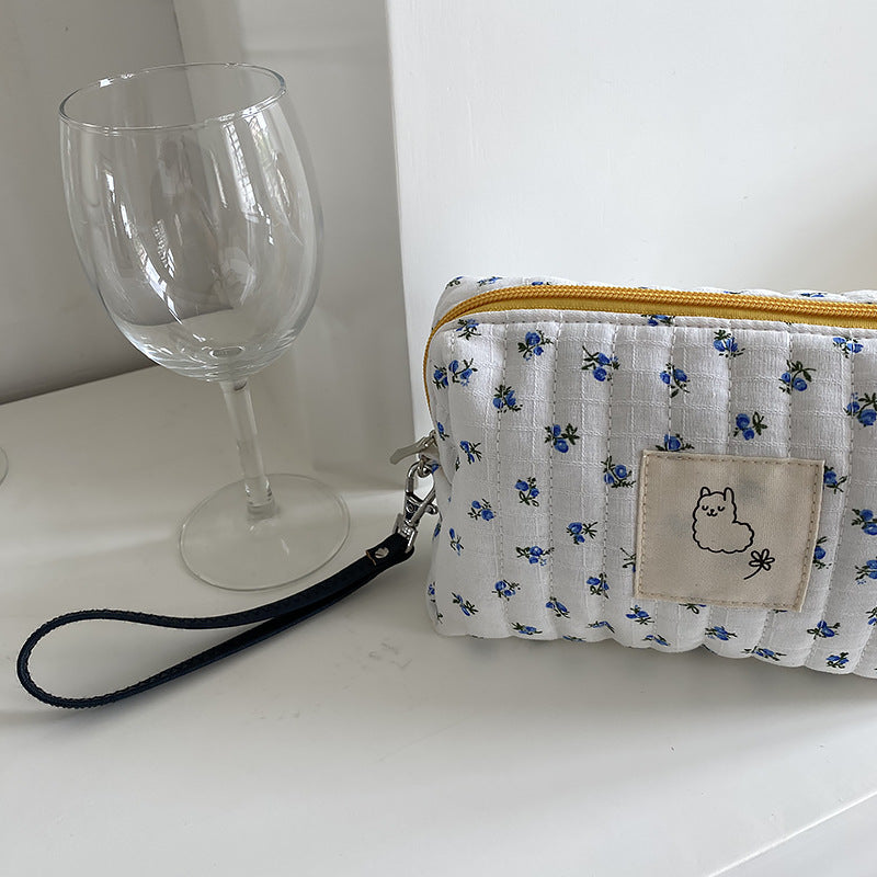 Flower Cherry Sweet Cosmetic Bag