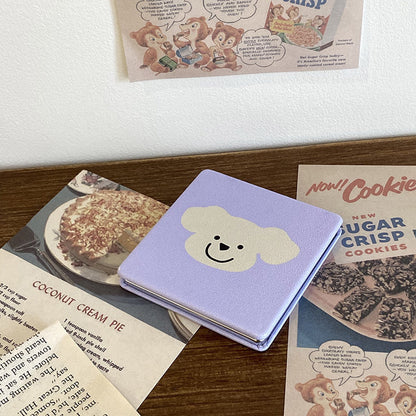 Cute Bear Mini Portable Makeup Mirror