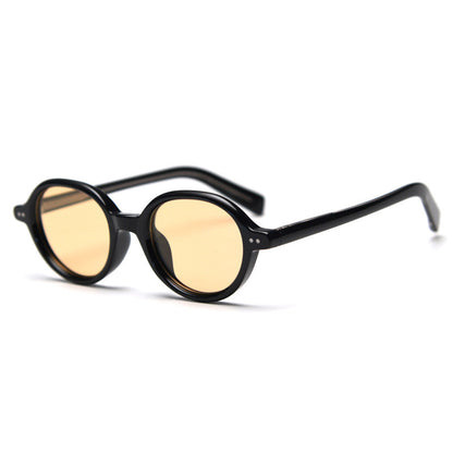 Retro Small Round Frame Polarized Sunglasses