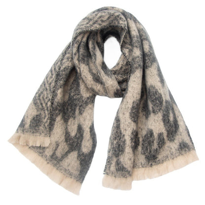 Vintage Leopard Print Soft Scarves