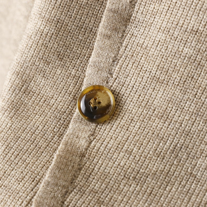 2+ Stand Collar Side Split Knit Sets