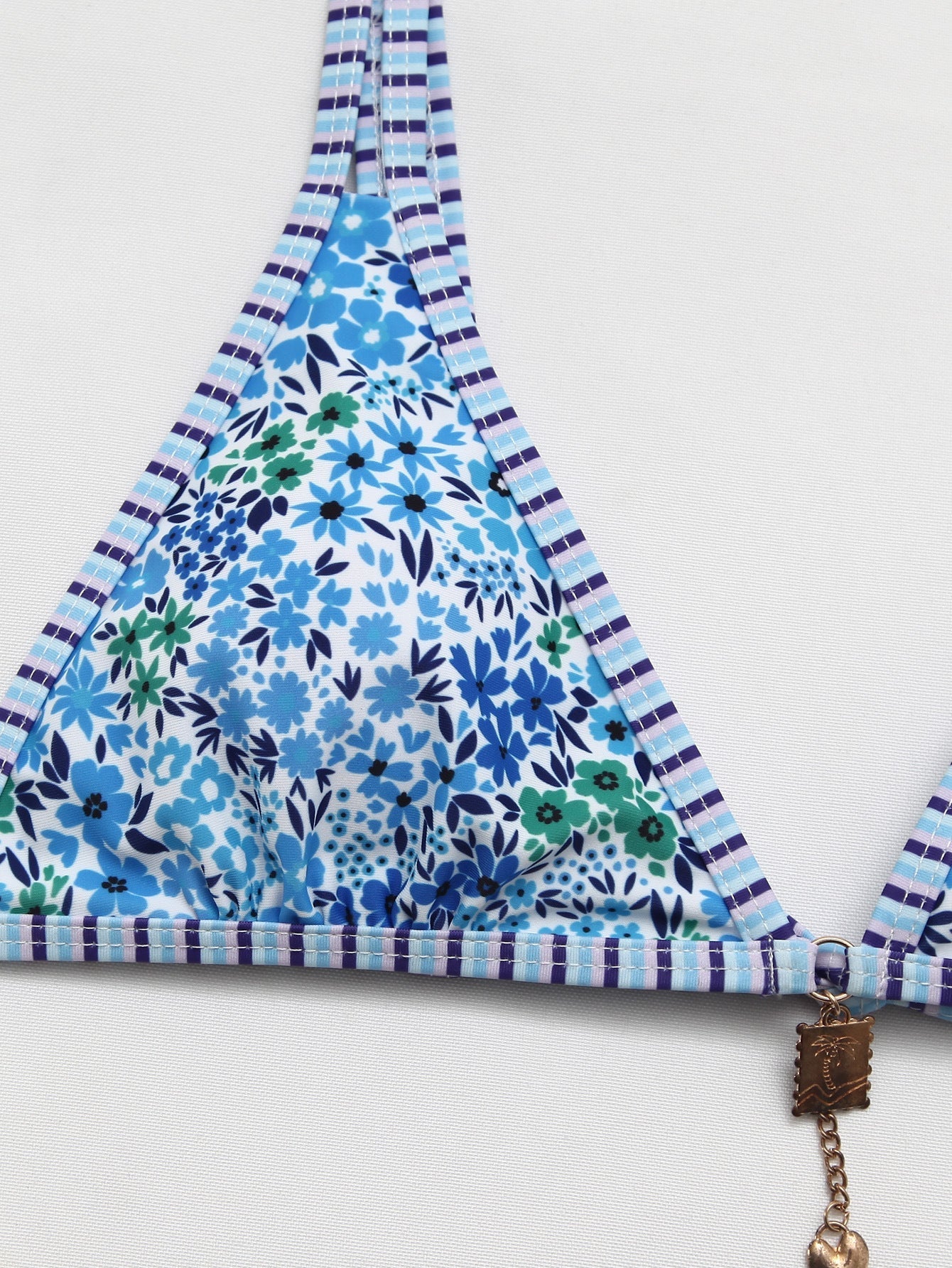 Trendy Floral Printed Bikini Swimwear