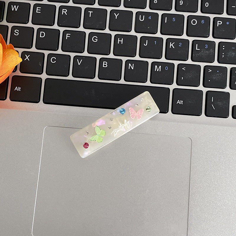 Flower Cute Butterfly Rhinestone Hair Claws