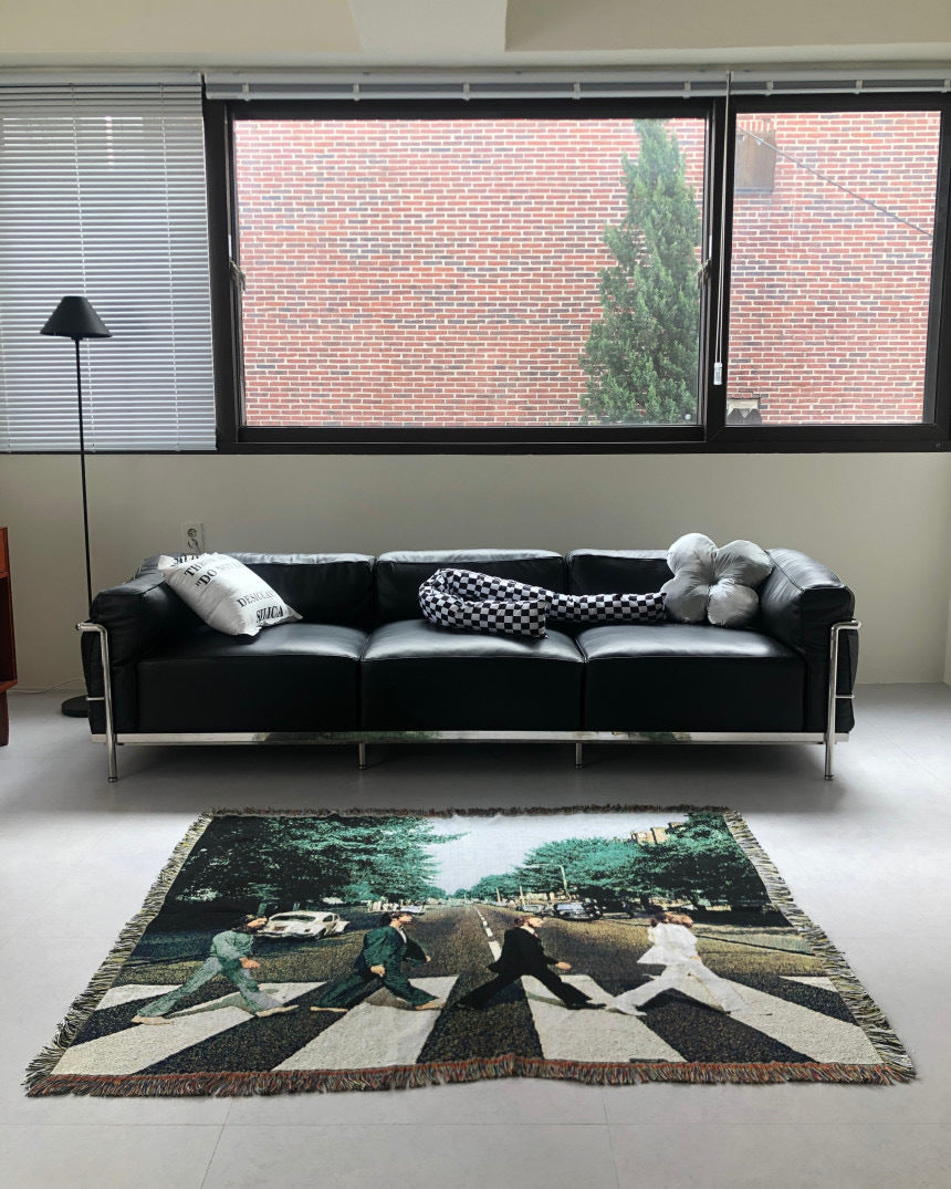 Retro Artistic Beatles Abbey Road Soft Blanket