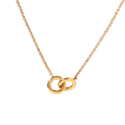 Loop Pendant Simple Elegant Necklace