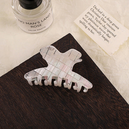 Elegant Iridescent Acetate Small Hair Claw