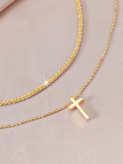 Simple Glitter Double Anklet