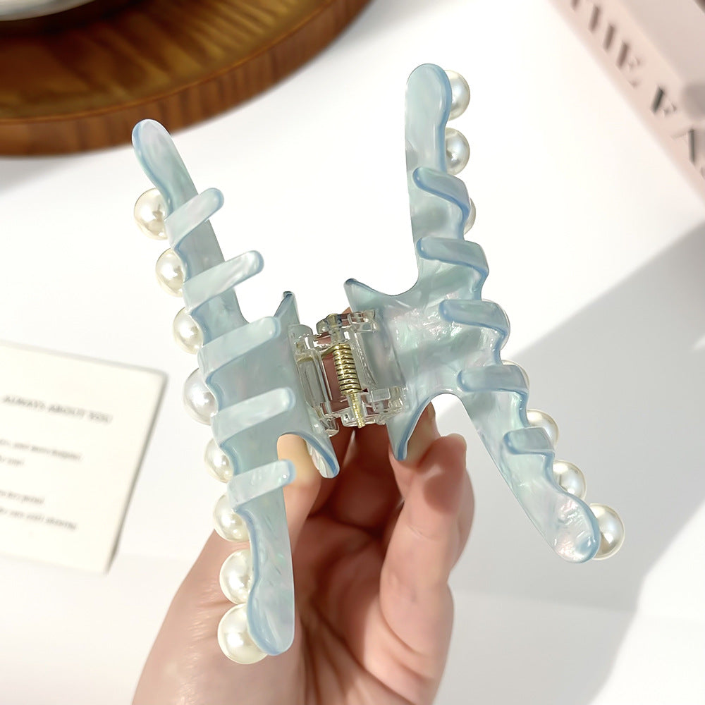 Cute Pearl Acetate Large Hair Clip