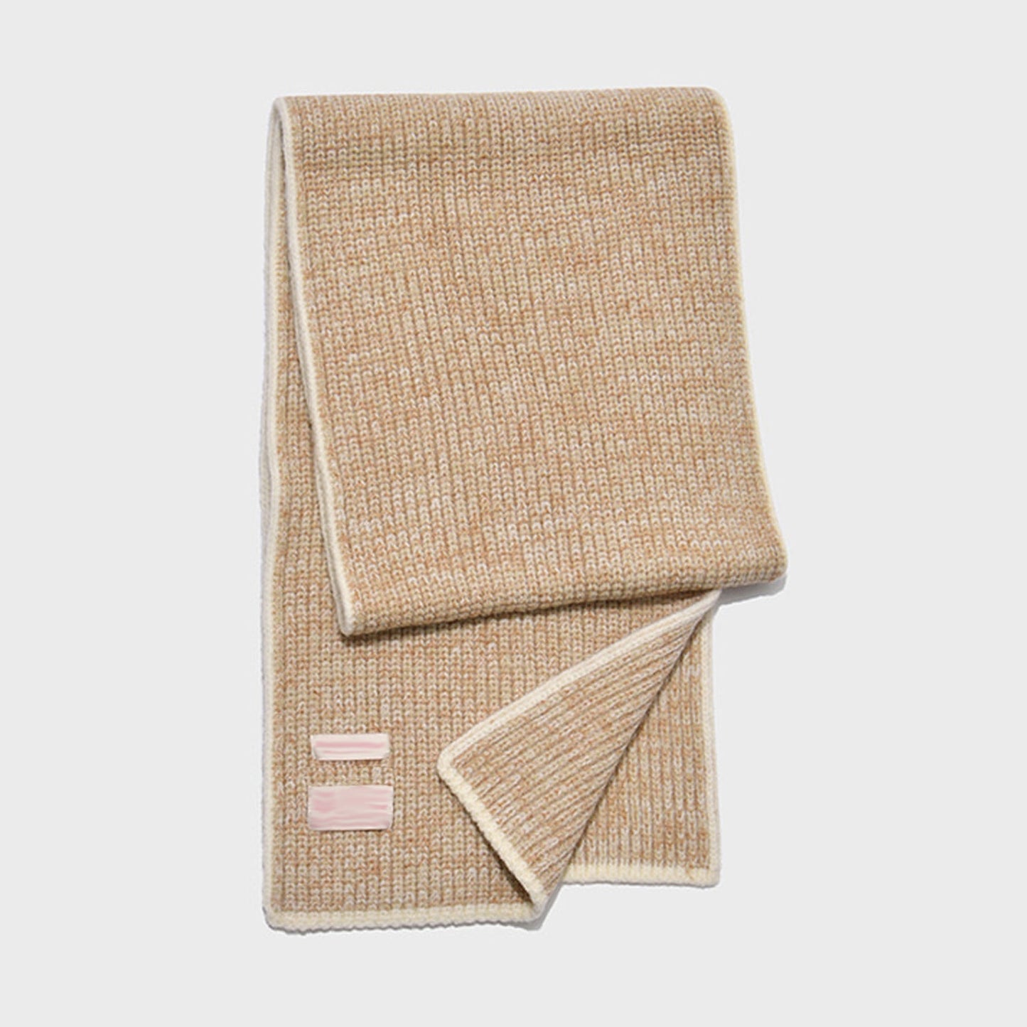 Simple Cozy Wool Blend Knit Winter Scarf