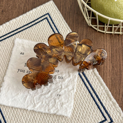 Elegant Geometric Acetate Hair Claw Clips