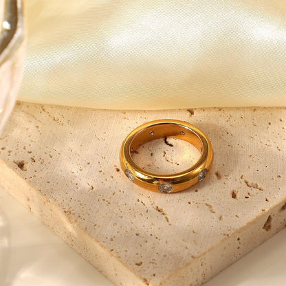 Vintage Diamond Simple Ring