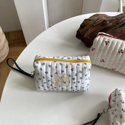 Flower Cherry Sweet Cosmetic Bag