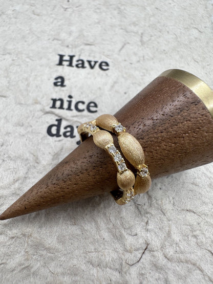 Layered Rhinestone Vintage Elegant Rings