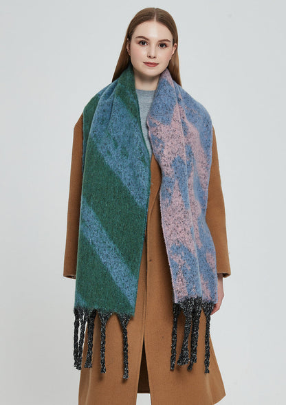 Patchwork Color Star Print Scarves