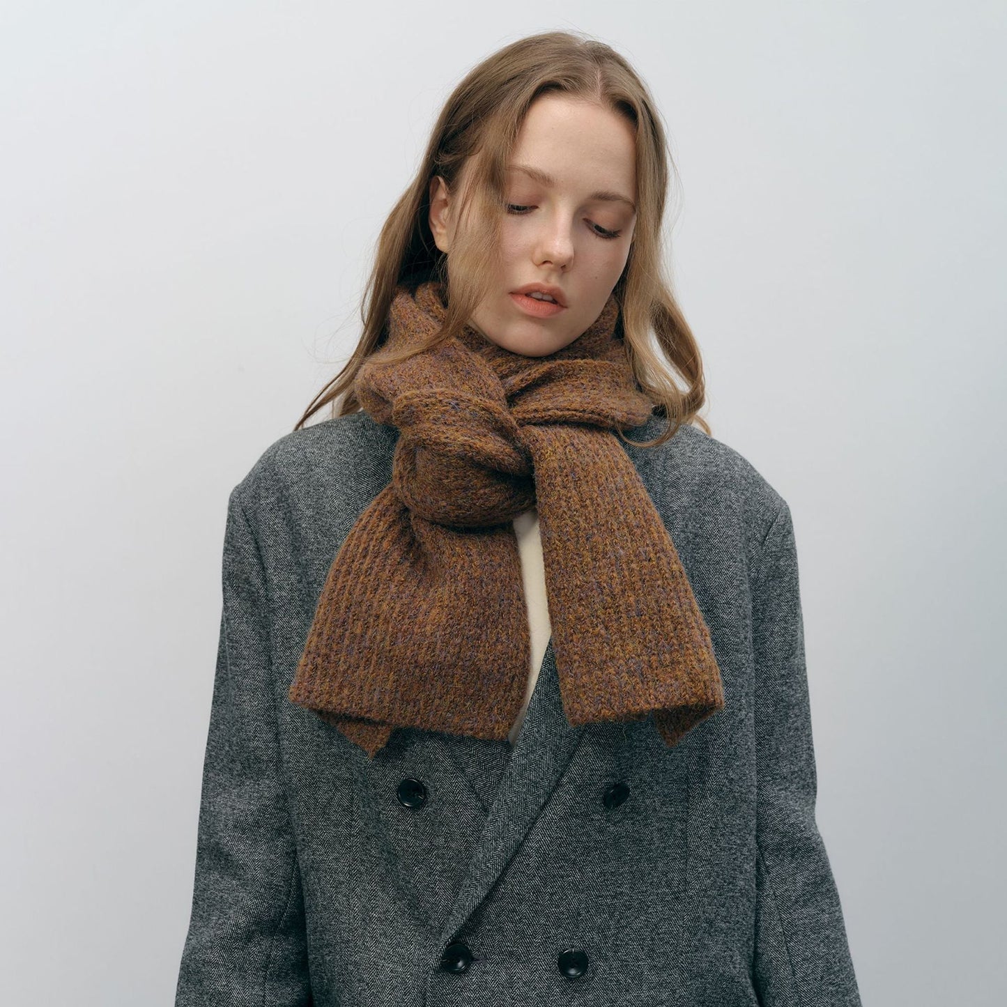 2+ Solid Color Knit Scarves Hats