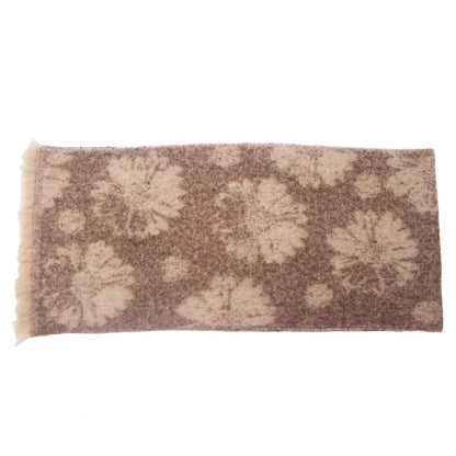 Floral Print Contrast Color Scarves
