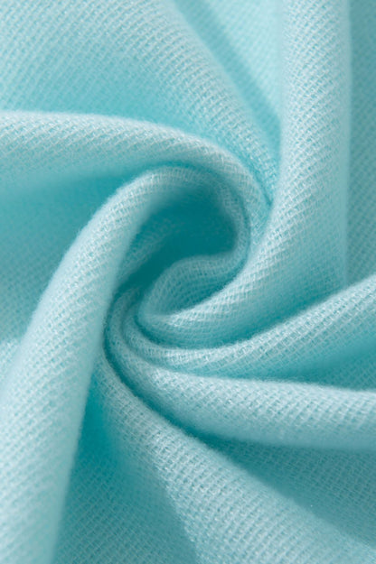 Simple Solid Color Fringed Winter Scarf