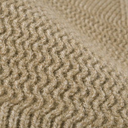 Solid Color Outdoors Thick Knit Beanie