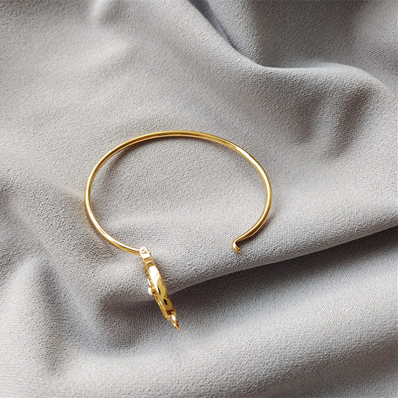 Elegant Colorful Opal Gold Plated Bracelet