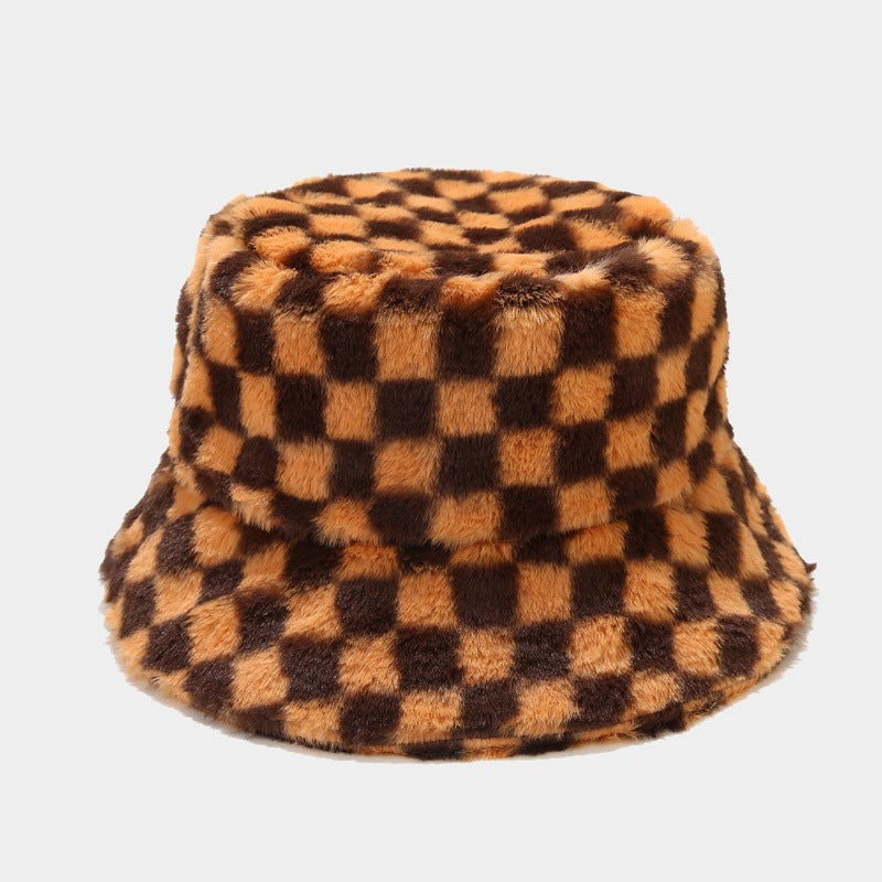 Contrast Color Checker Outdoors Bucket Hats