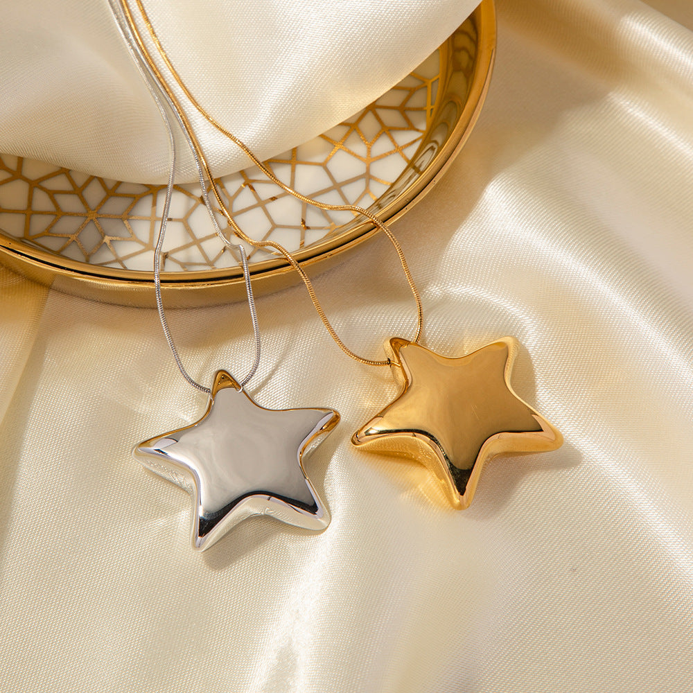 Star Titanium Pendant Necklace