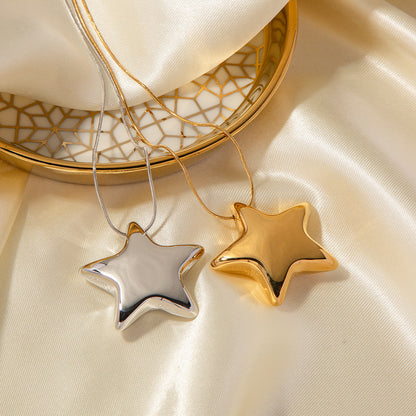 Star Titanium Pendant Necklace