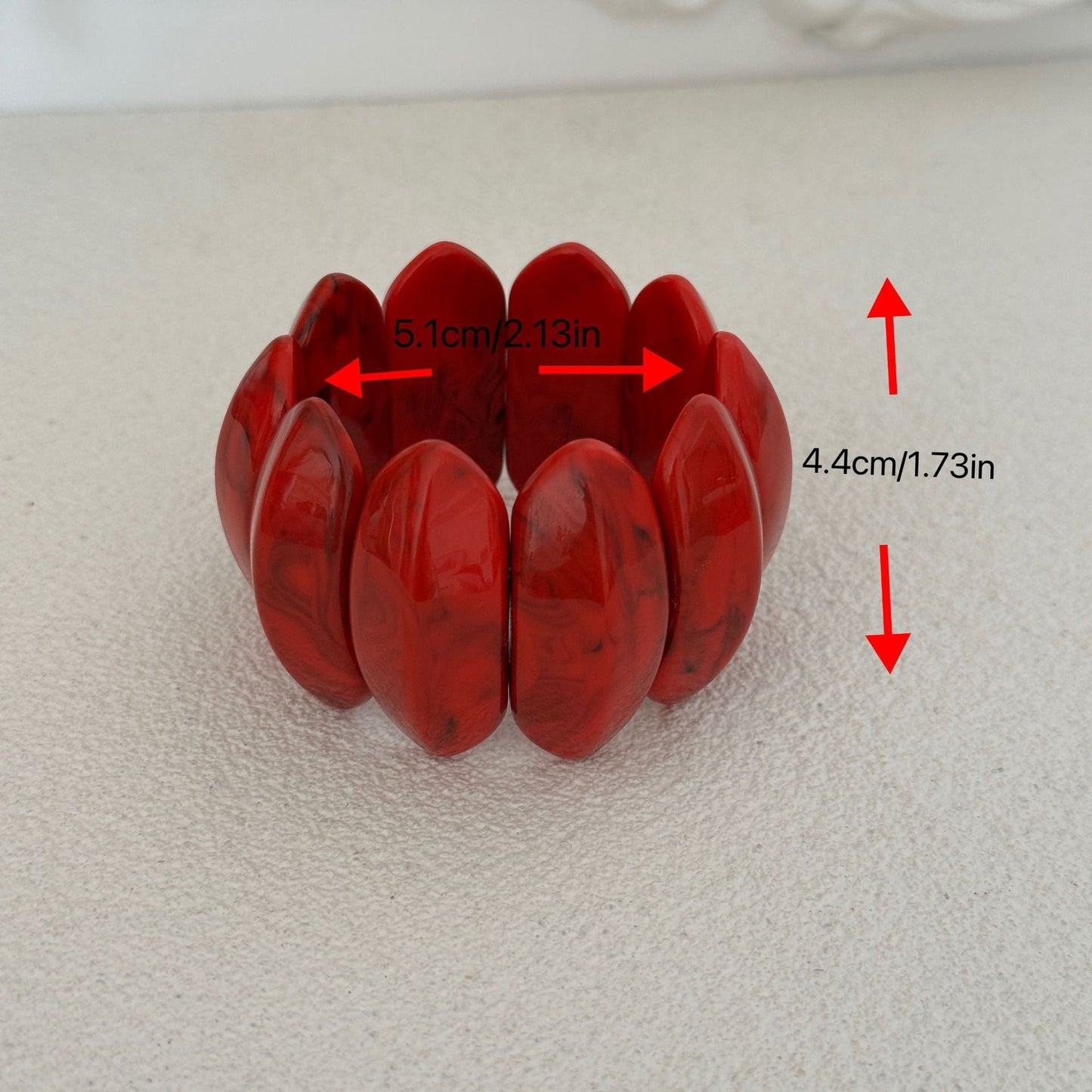 Simple Geometric Gradient Bangle Bracelet