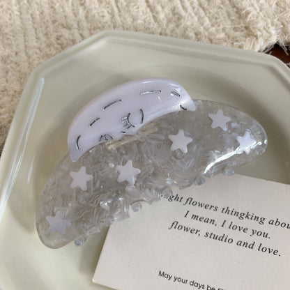 Sunflower Pentagram Claw Clip