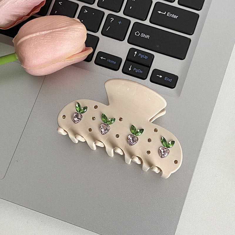 Butterfly Rhinestone Sweet Large Hair Claws