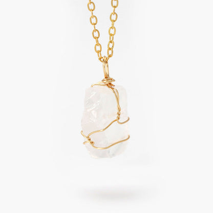 Irregular Stone Pendant Simple Neckalce