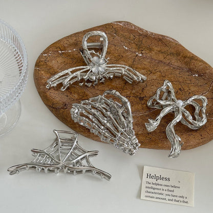 Halloween Metal Bow Large Hair Claw