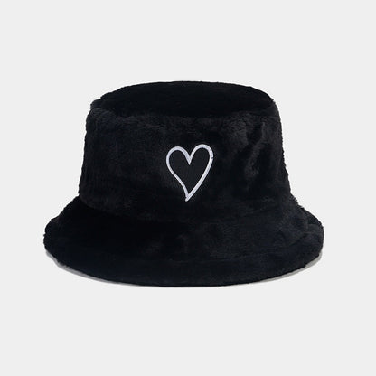 Love Patch Simple Soft Bucket Hats