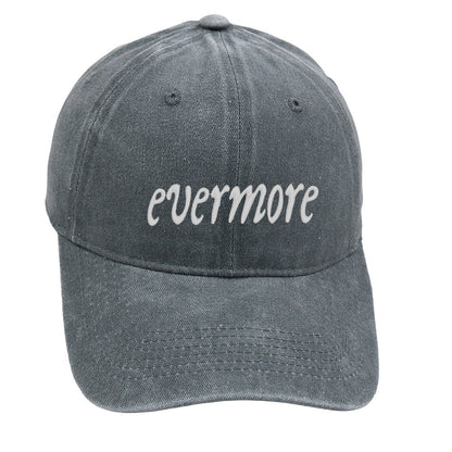 Distressed Letter Embroidered Baseball Caps