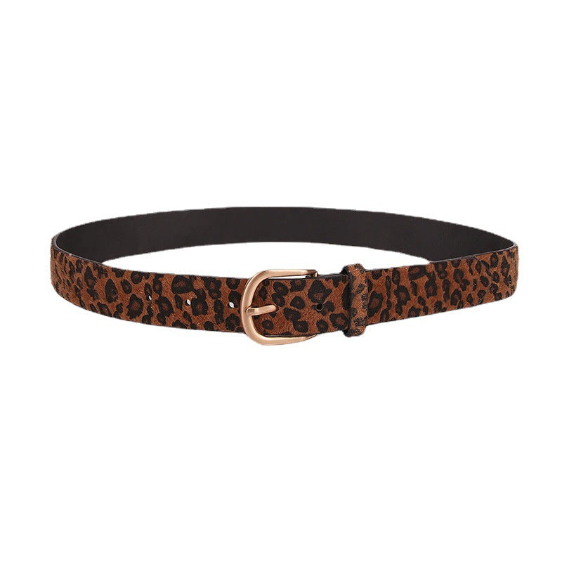 Leopard Print Punk Vintage Belt