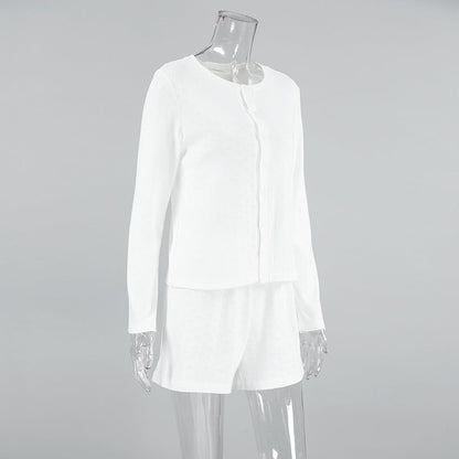 Soft Knit Jacquard Homewear Sets