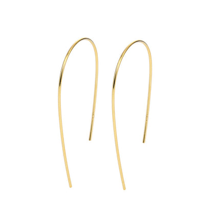 Simple Line Circle Punk Stud Earrings