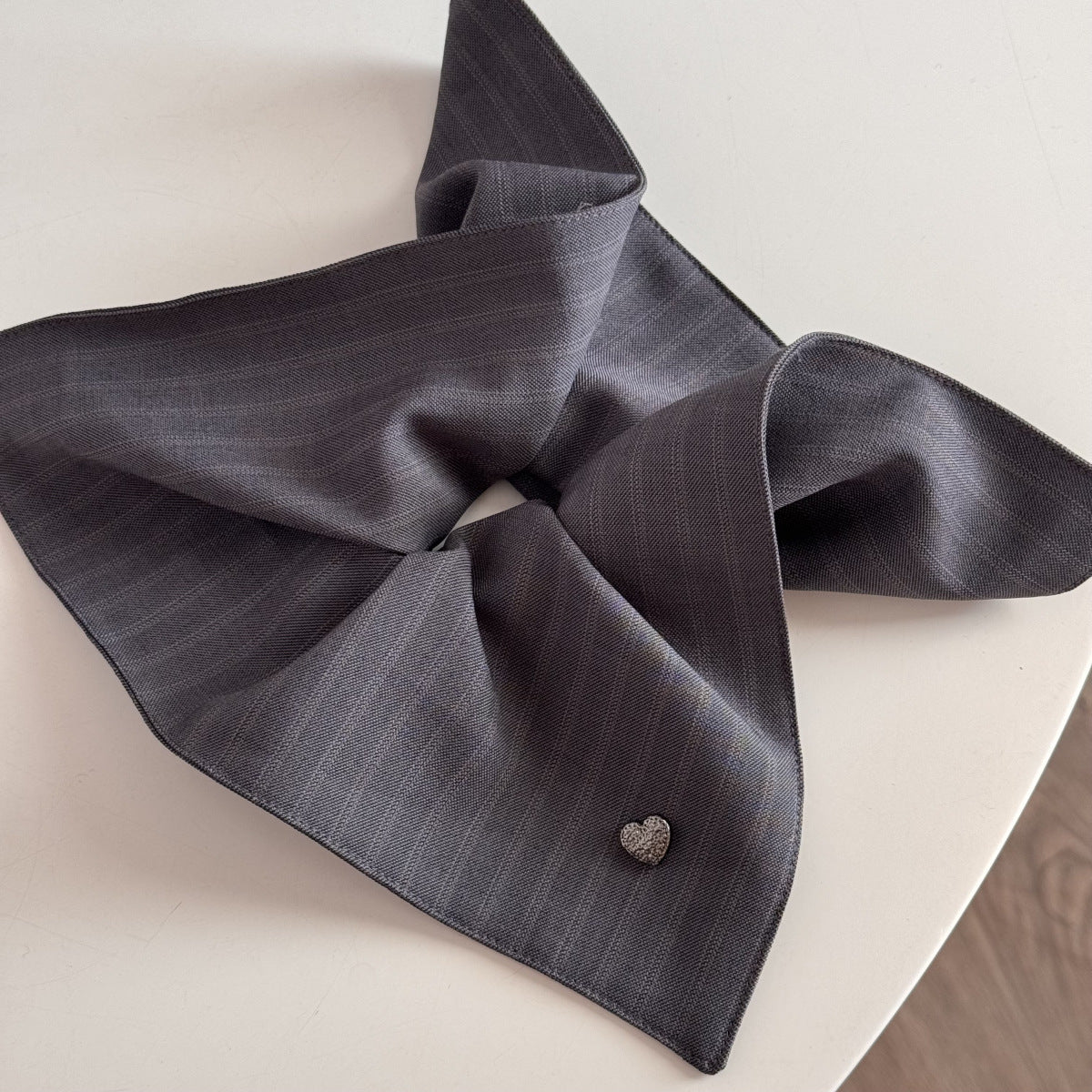 Fine Pinstripe Simple Love Hair Tie