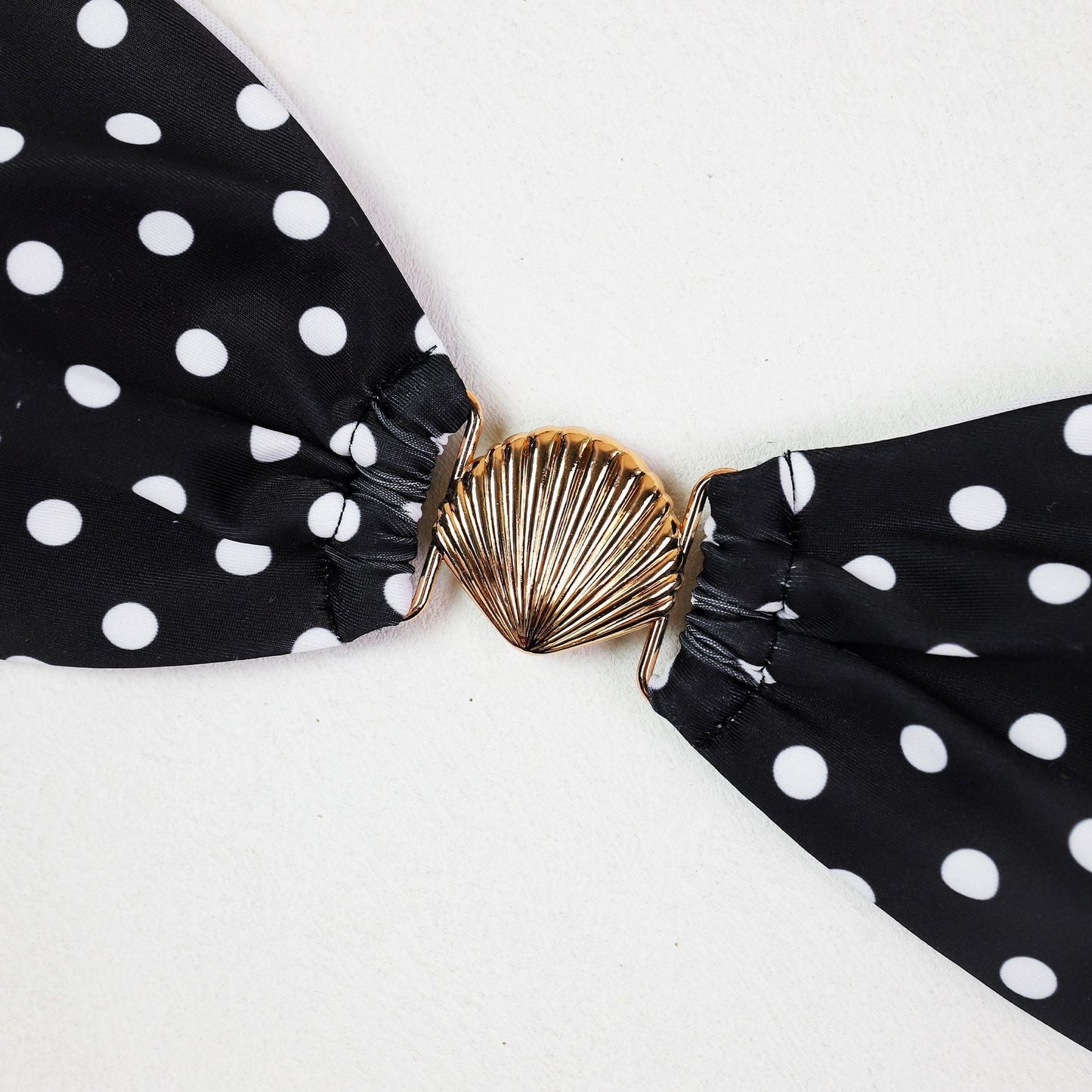 Polka Dot Strapless Bikini Maxi Cover