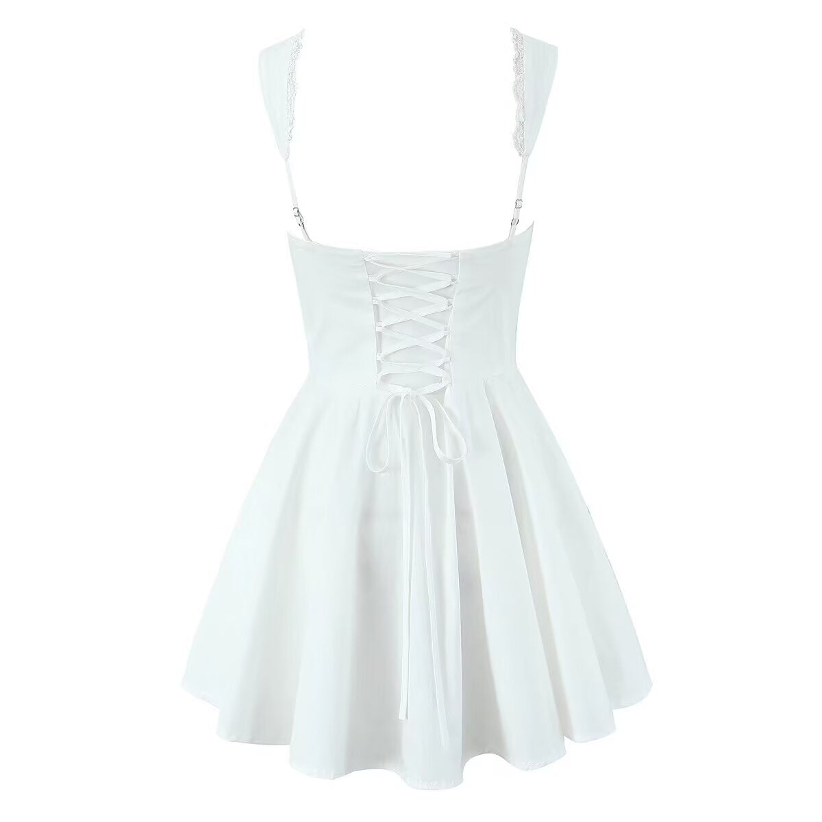 Classic Solid Color Sleeveless Mini Dress