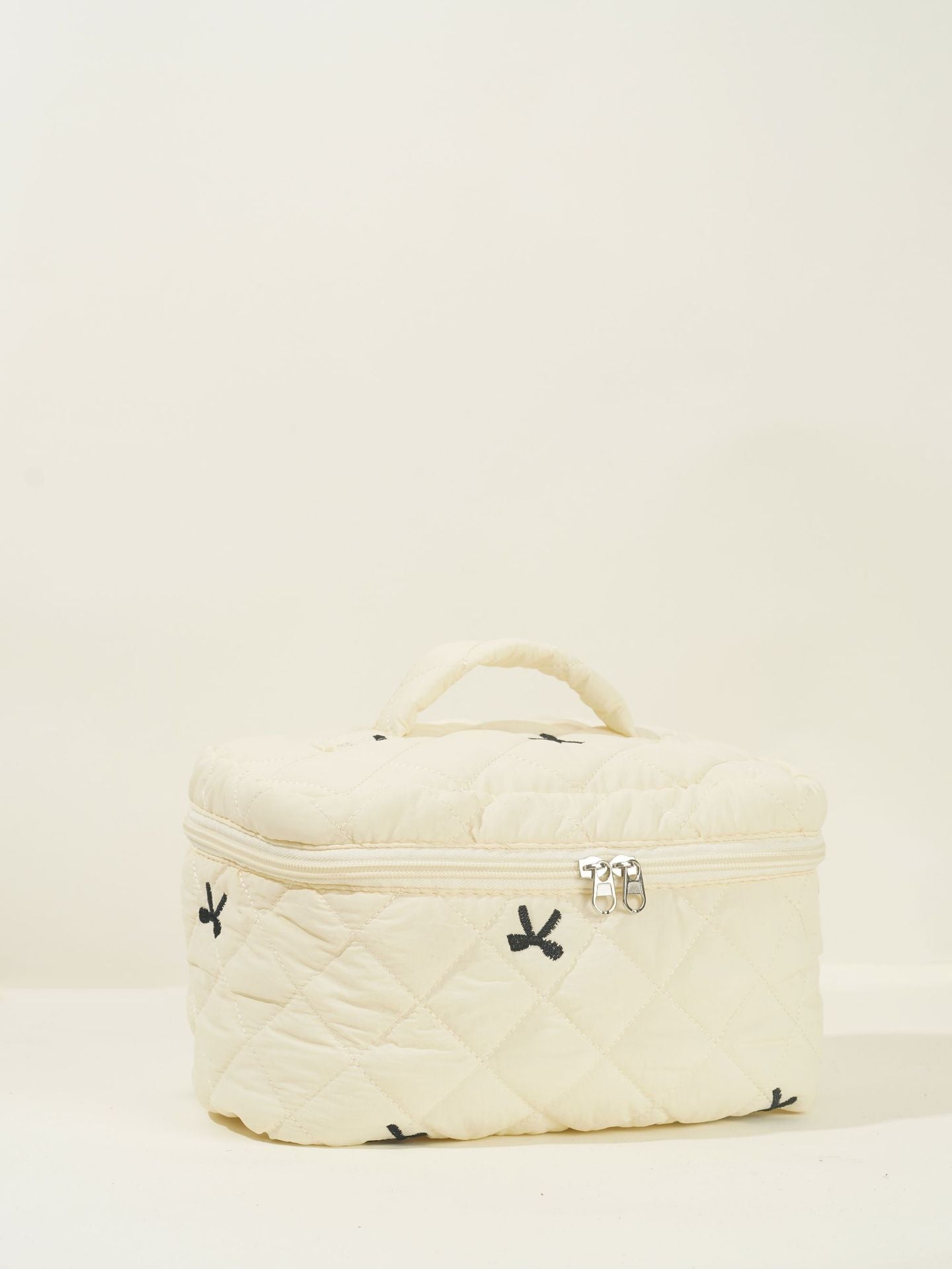 Bows Print Large Capacity Make Up Bag