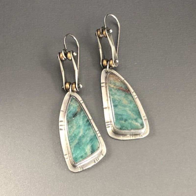 Vintage Geometric Irregular Dangle Earrings