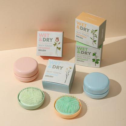 Folding Mini Pocket Cute Comb with Mirror