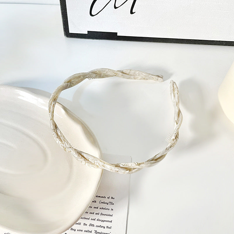 Simple Twist Colorful Acrylic Headbands