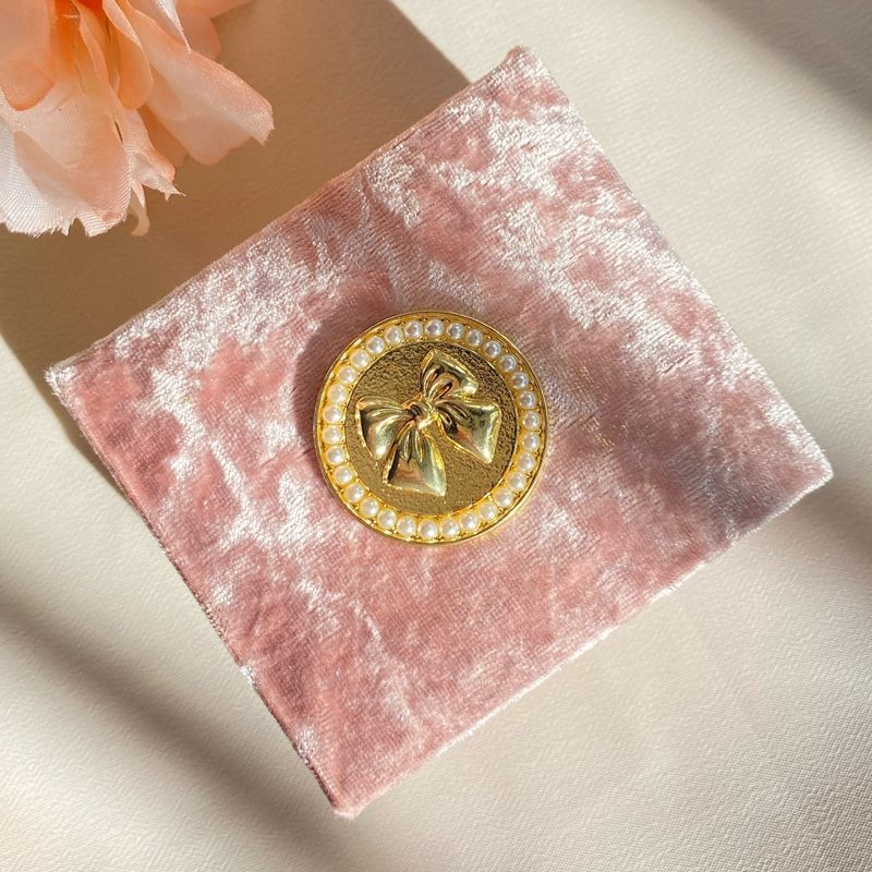 Pink Plush Portable Jewelry Case