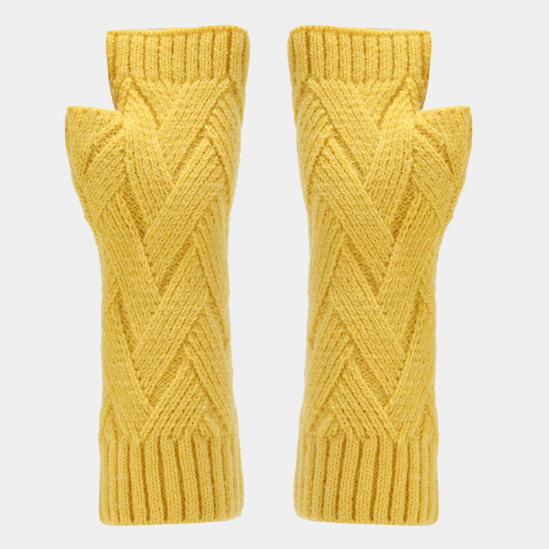 3PCS Solid Color Twist Hat & Scarf Sets