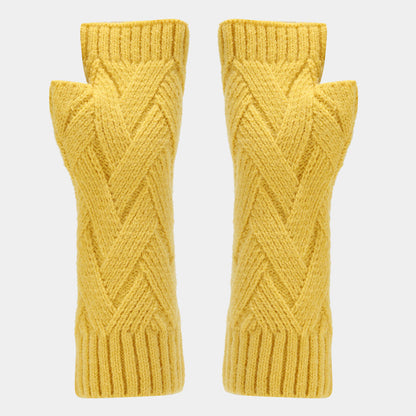 3PCS Solid Color Twist Hat & Scarf Sets