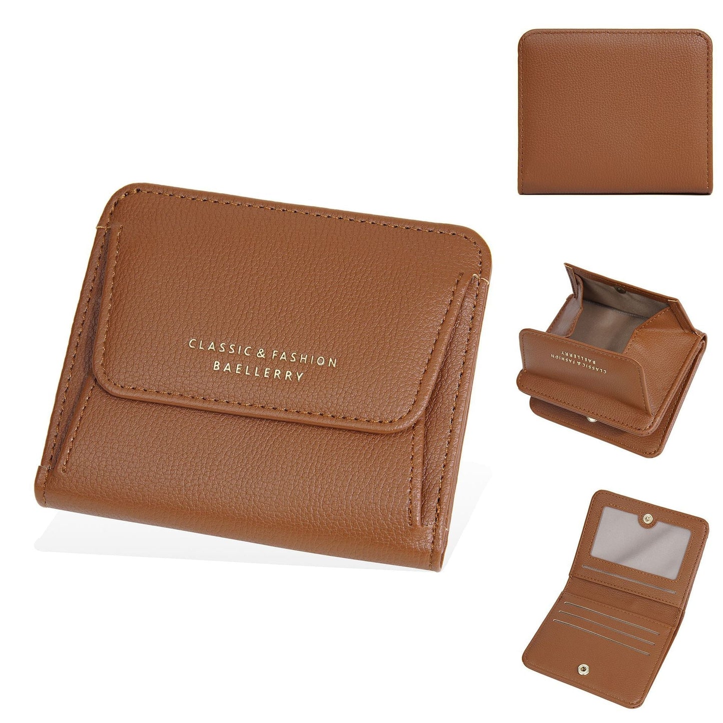 Mini Solid Color Card Cases Wallets