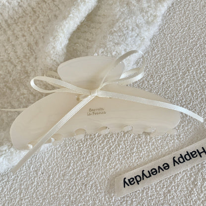 Sweet Bow Ribbon Claw Clip