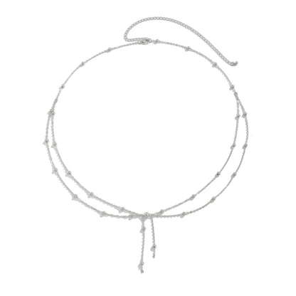 Trendy Double Layered Tassel Waist Chain