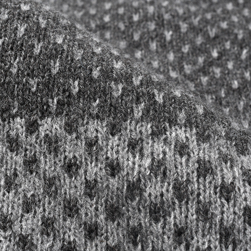 Polka Dot Knit Hat Padded Beanie